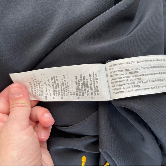 Abercrombie Black Slip Dress - Picture 8 of 10